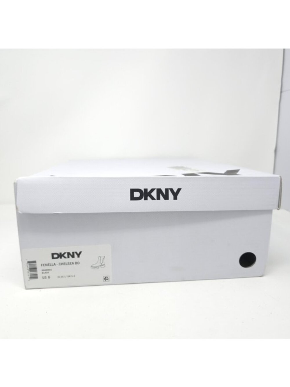 DKNY Black Patent Chelsea Lug Booties 8M - Picture 11 of 11